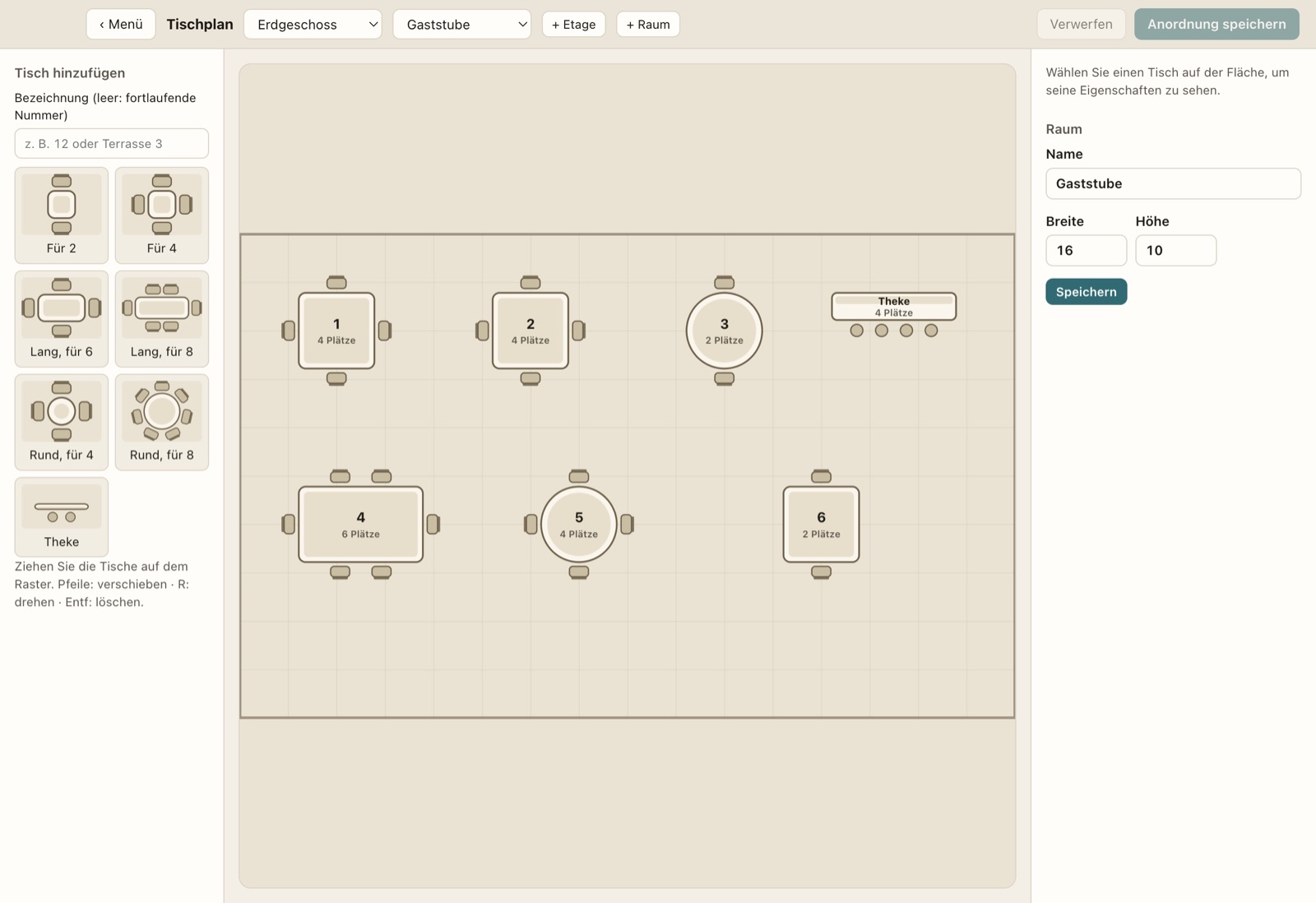 Tischplan-Editor